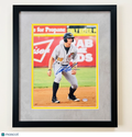 Austin Meadows West Virginia Black Bears Signed 11x14 Custom Framed Photo PSA
