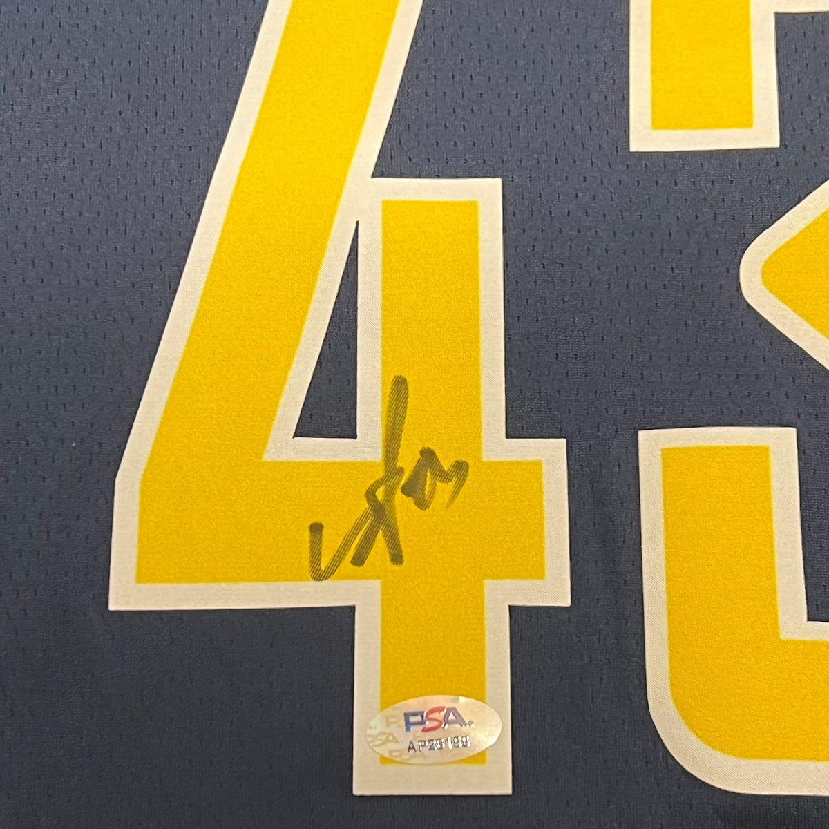 Pascal Siakam Signed Jersey PSA Indiana Pacers Autographed