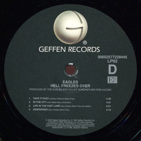 Eagles - Hell Freezes Over | Mint (M) Mint (M)