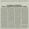 Geometry Of Murder: Extra Capsular Extraction Inversions (Crystal Clear Vinyl) Vinyl Record