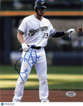 Brett Phillips Milwaukee Brewers Signed 8x10 Photo PSA