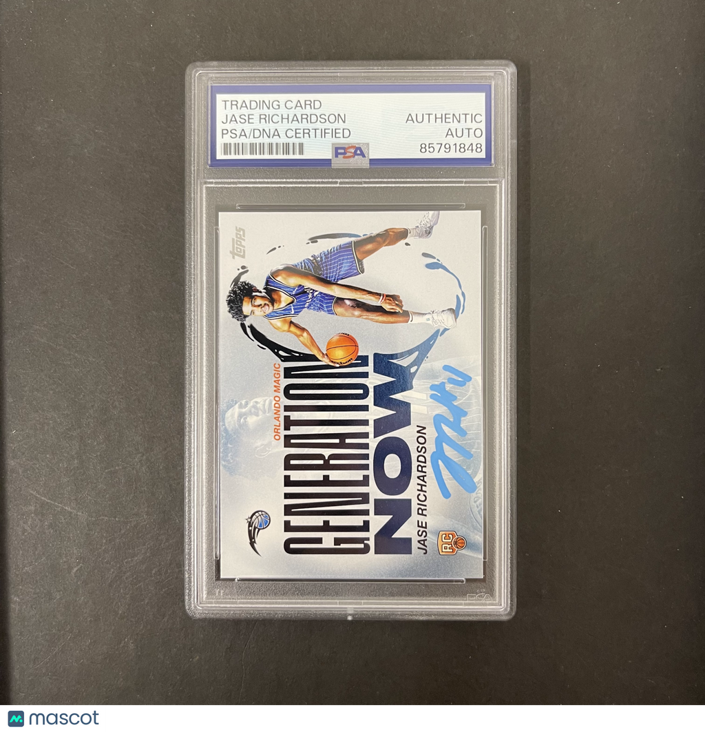 2025 Topps Generation#GN-25 Jase Richardson Signed Card PSA Autographed