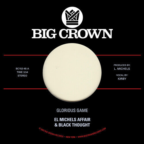 El Michels Affair & Black Thought - Glorious Game / w Grateful [Explicit Content] (7" Single) Vinyl Record