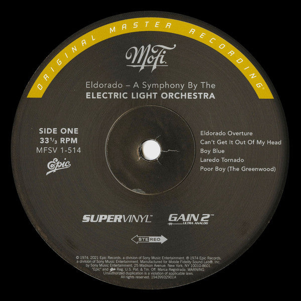 Eldorado - A Symphony By The Electric Light Orchestra | Mint (M) Mint (M)