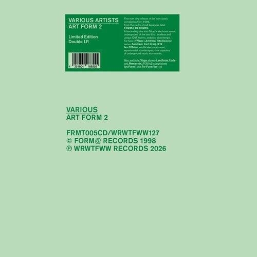 Various Artists - (PRE ORDER 3/13/26) Art Form 2 (2xVINYL) |