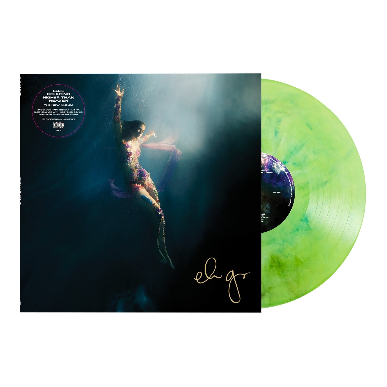 Higher Than Heaven [Random Color] [Signed Eco Mix LP] Vinyl Record