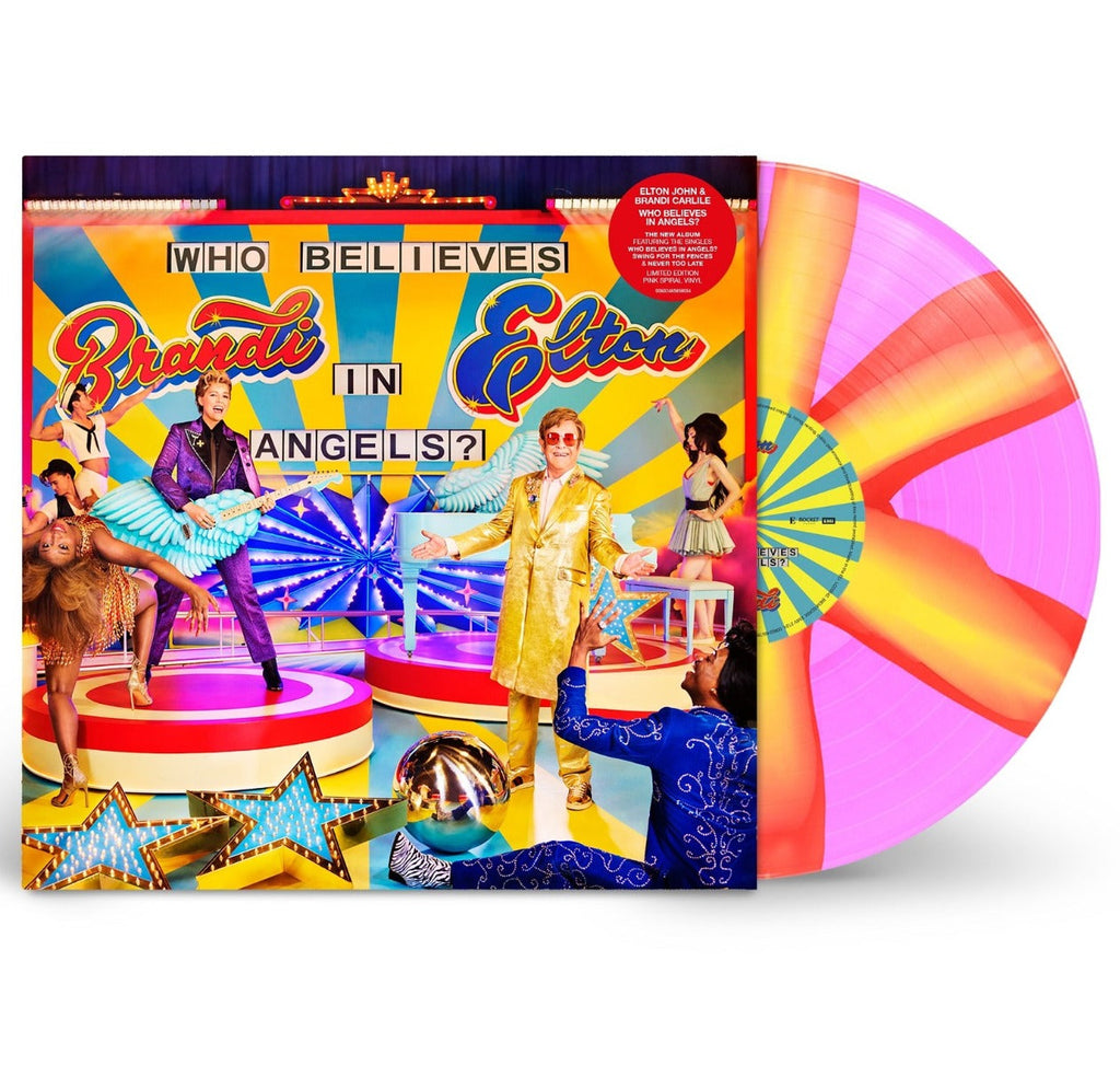 Who Believes In Angels? (Indie Exclusive, Limited Edition, Pink & Orange Spiral Colored Vinyl) Vinyl Record