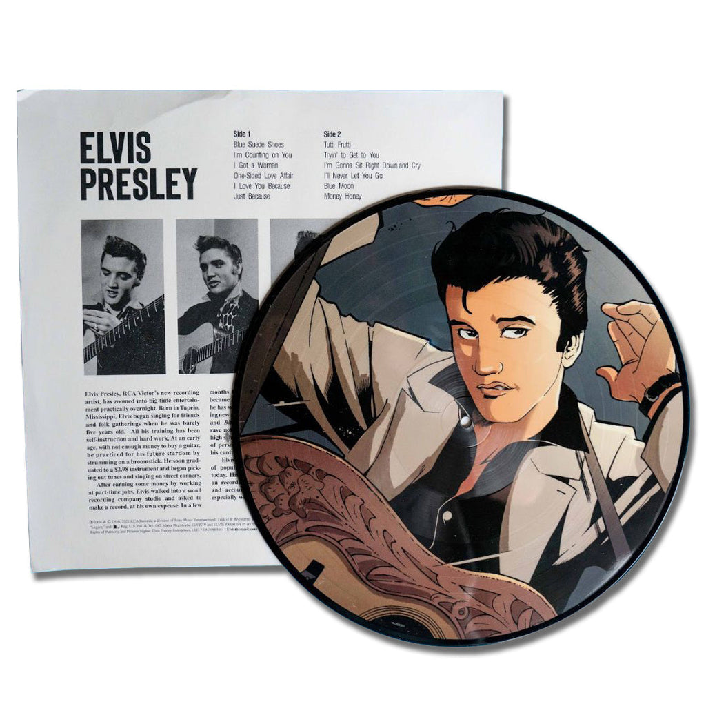Elvis Presley (1956 Self-Titled Album) Limited Edition Picture Disc Vinyl Record LP & Book