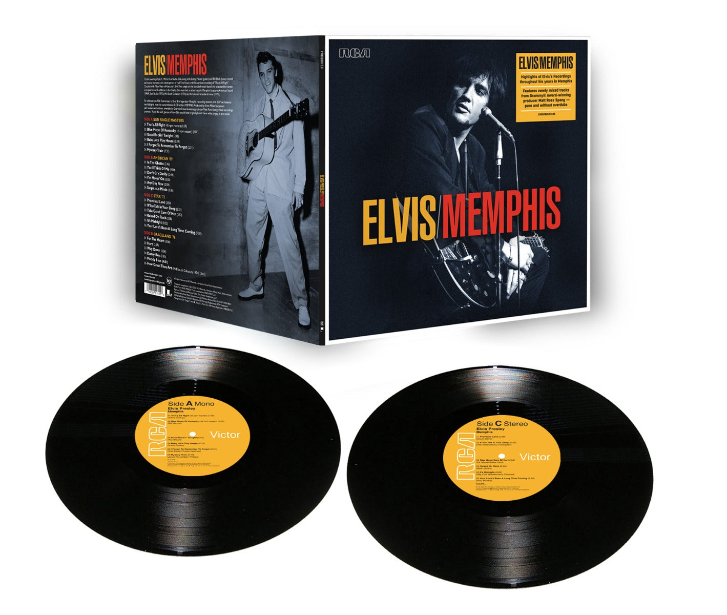 Elvis Presley - Memphis (Remixed) (2 Lp's) Vinyl Record