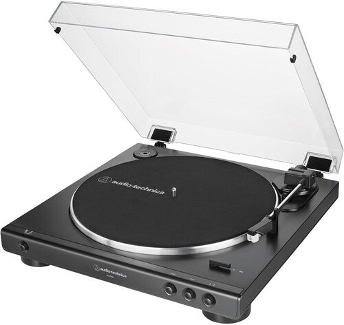 Audio Technica AT-LP60X-BK Fully Automatic Belt-Drive Turntable (Black) |