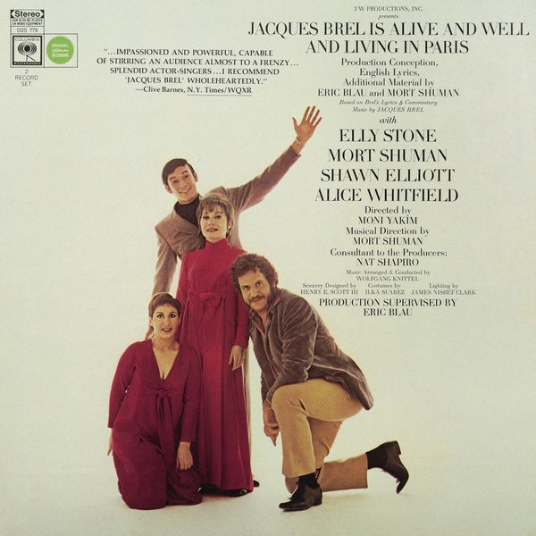 Jacques Brel Is Alive And Well And Living In Paris Music CD