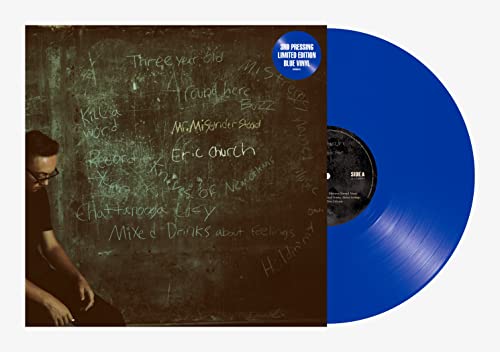 Eric Church Mr. Misunderstood [Blue LP] Vinyl Record