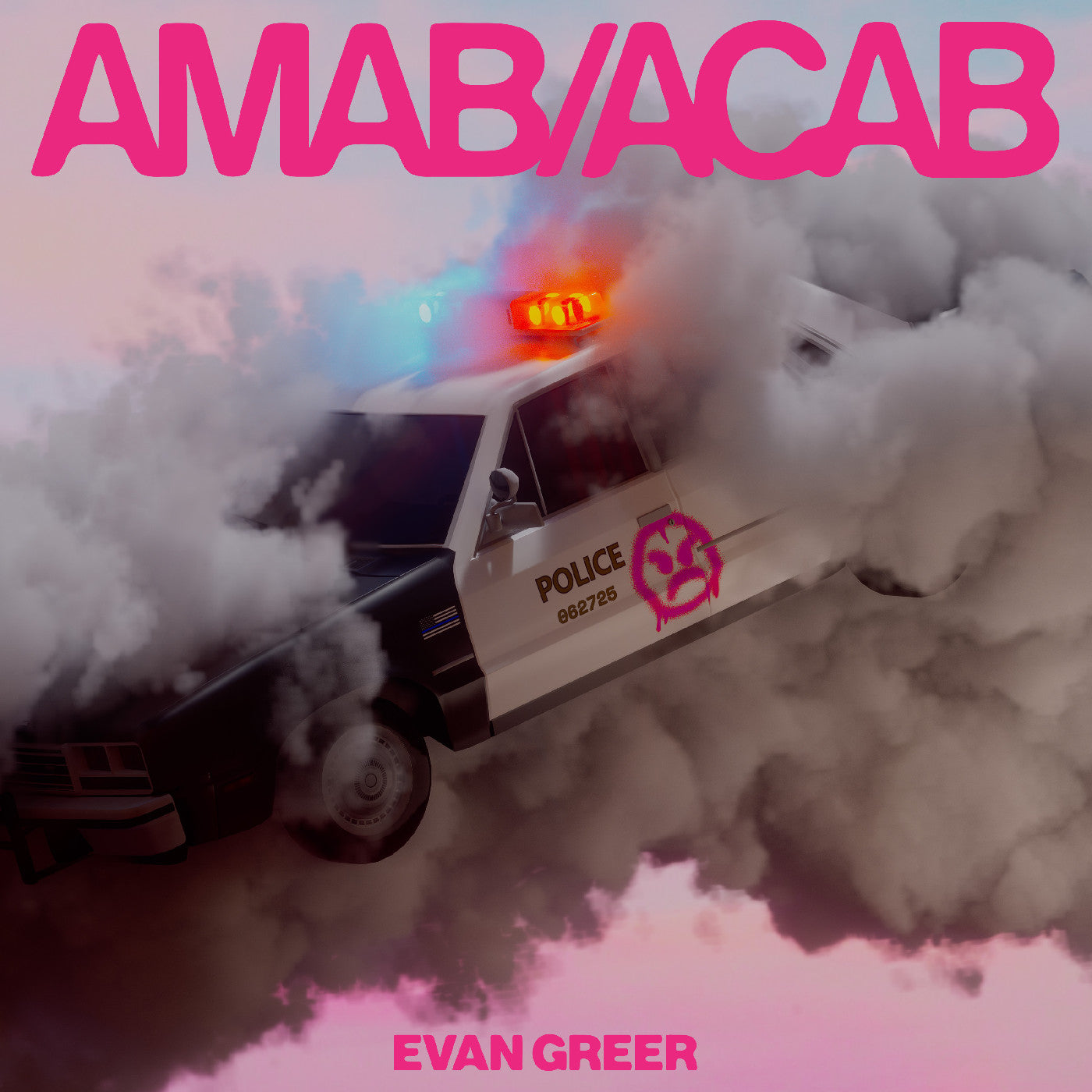 Amab/Acab (Clear/Pink Cloud Vinyl) (Vinyl) Vinyl Record