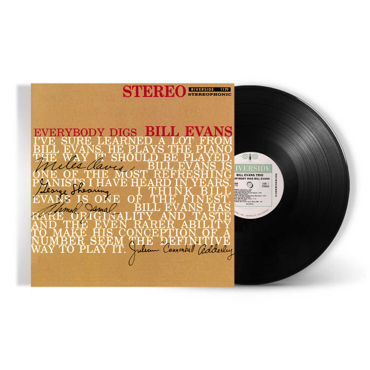Everybody Digs Bill Evans Vinyl Record