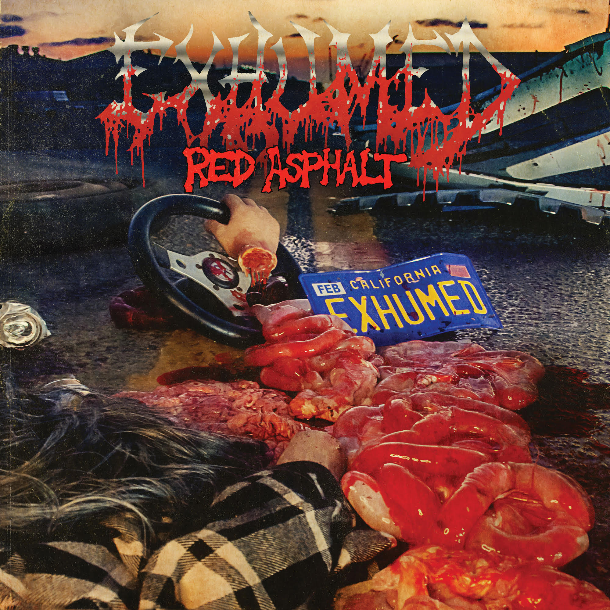 Red Asphalt (Indie Exclusive) [Royal Blue With Splatter Vinyl] Vinyl Record