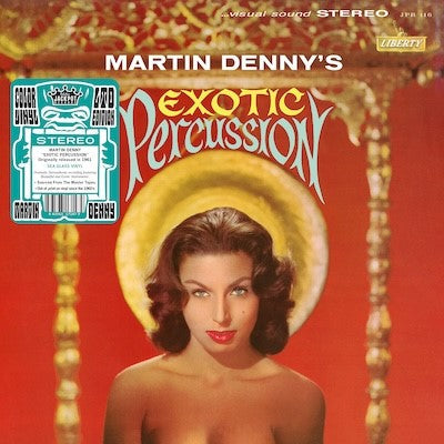 Martin Denny Exotic Percussion (Sea Glass) Vinyl Record