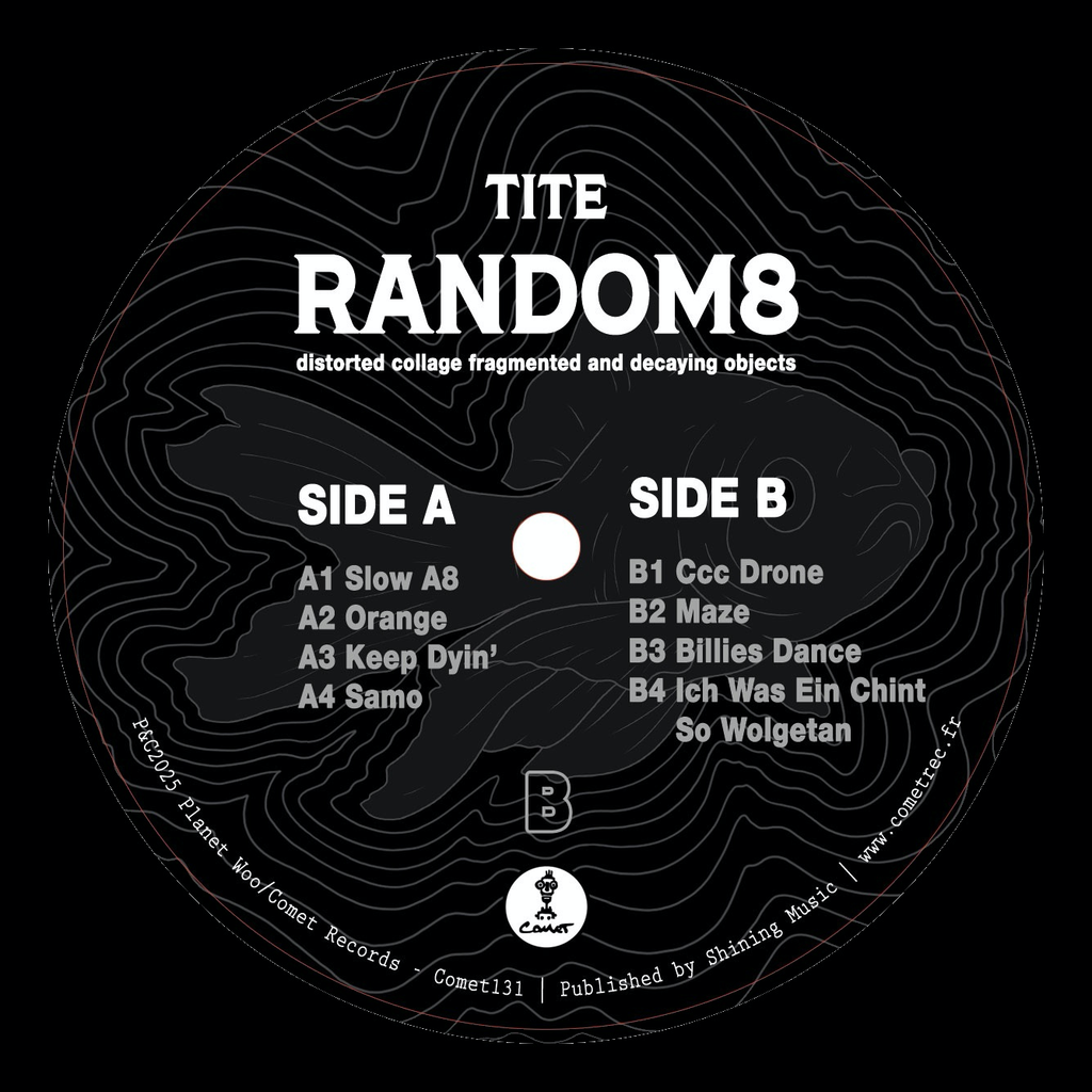 TITE - (PRESALE 6/15/26) Random 8 : distorted collage fragmented and decaying objects (VINYL) | Mint (M) Mint (M)