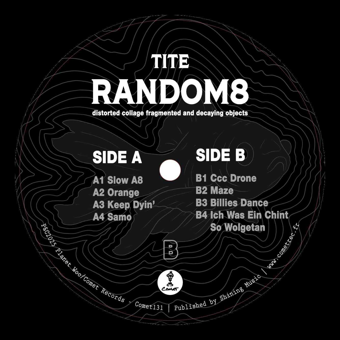 TITE - (PRESALE 6/15/26) Random 8 : distorted collage fragmented and decaying objects (VINYL) | Mint (M) Mint (M)