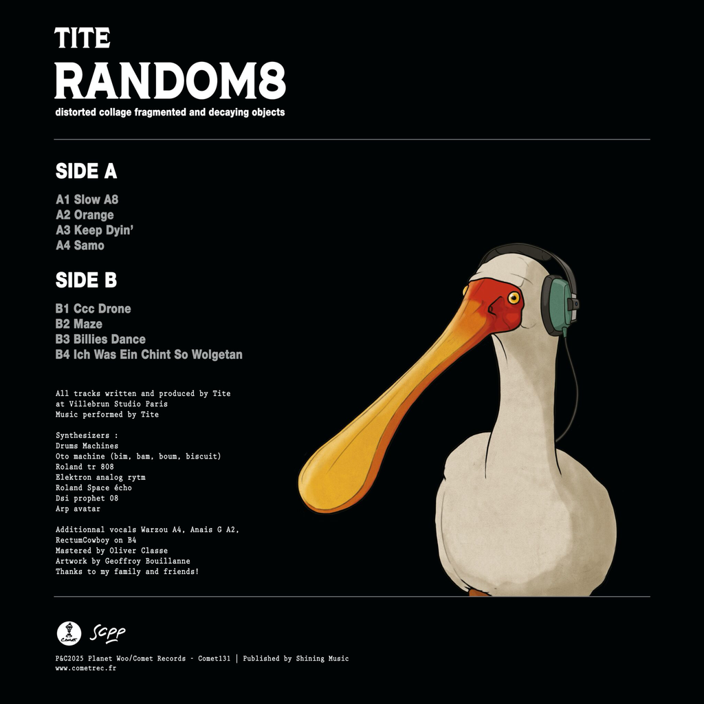 TITE - (PRESALE 6/15/26) Random 8 : distorted collage fragmented and decaying objects (VINYL) | Mint (M) Mint (M)