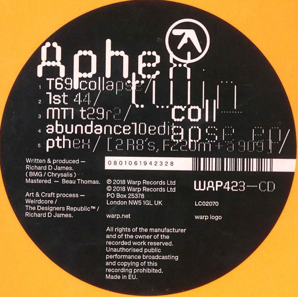 Collapse EP (CD) | Mint (M) Mint (M)