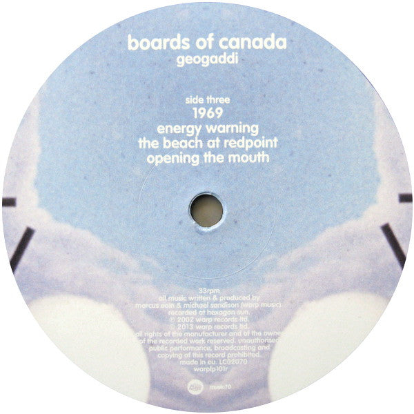 Boards Of Canada - Geogaddi (3xVINYL) | Mint (M) Mint (M)