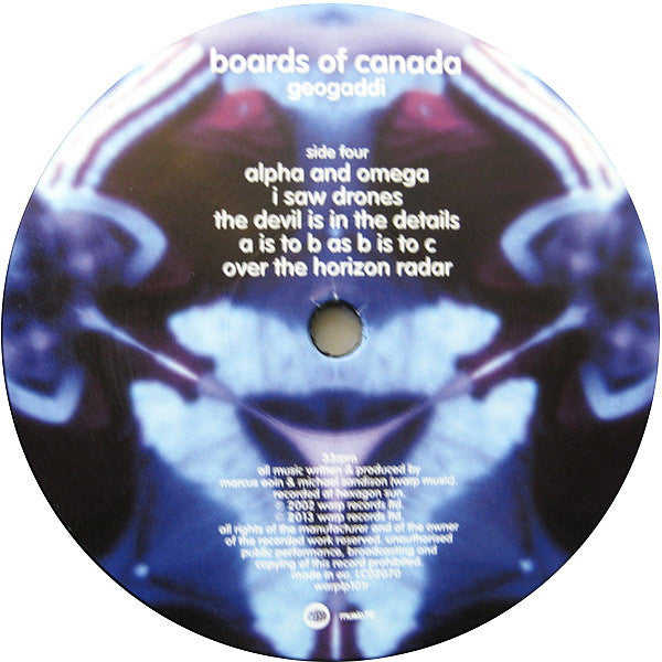 Boards Of Canada - Geogaddi (3xVINYL) | Mint (M) Mint (M)