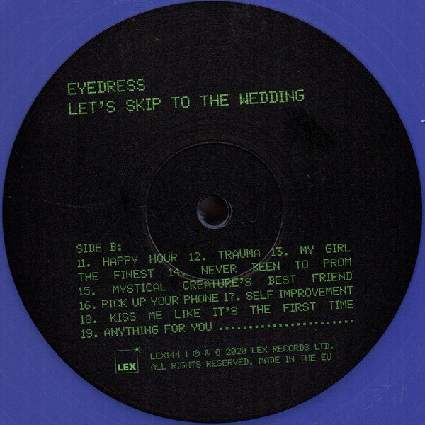 Eyedress Let’s Skip To The Wedding LP Mint (M) Mint (M)