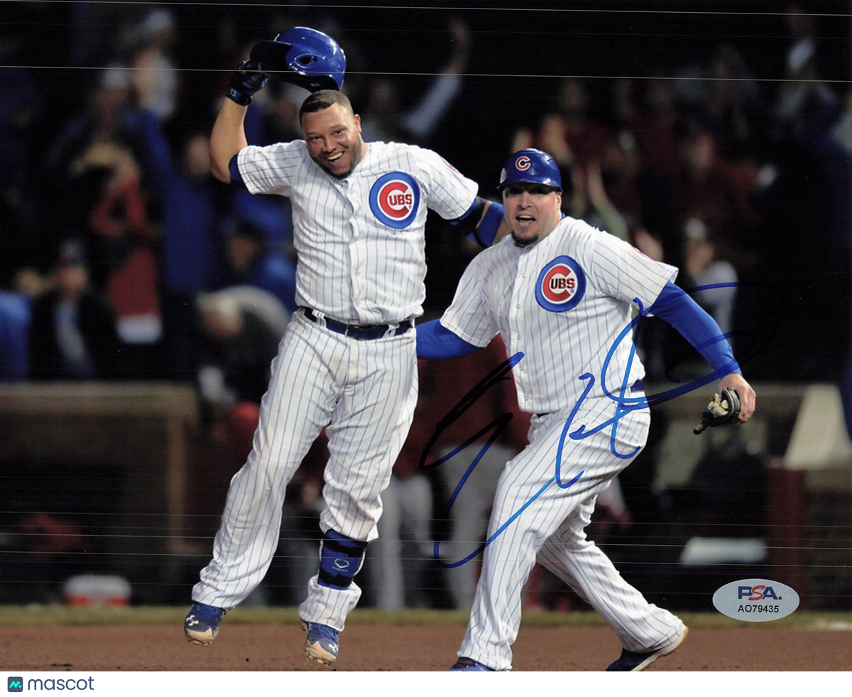 Eric Hinske Chicago Cubs Signed 8x10 Photo PSA