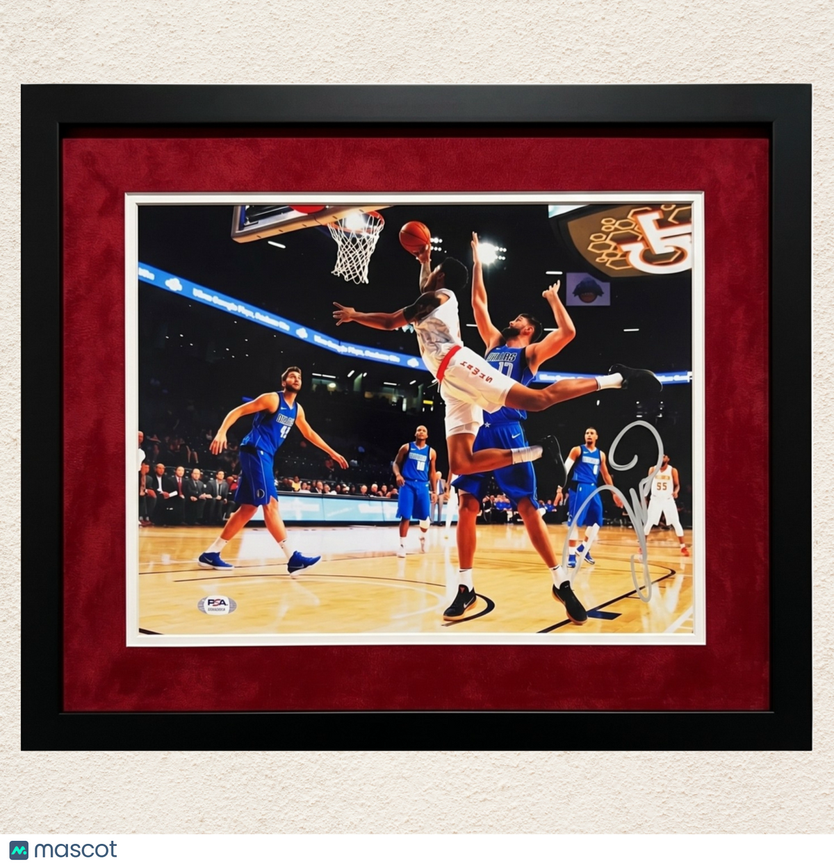 John Collins Atlanta Hawks Signed Basketball 11x14 Custom Framed Photo