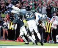 Zachary Cunningham Signed Philadelphia Eagles Football 8x10 Photo PSA Auth