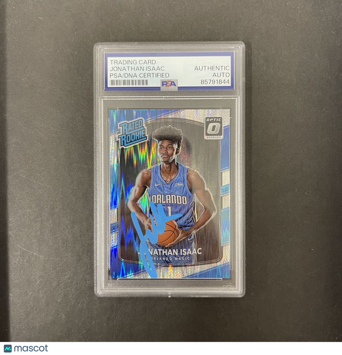 Jonathan Isaac 2017-18 Panini Donruss Optic#195 Signed Card PSA Autographed