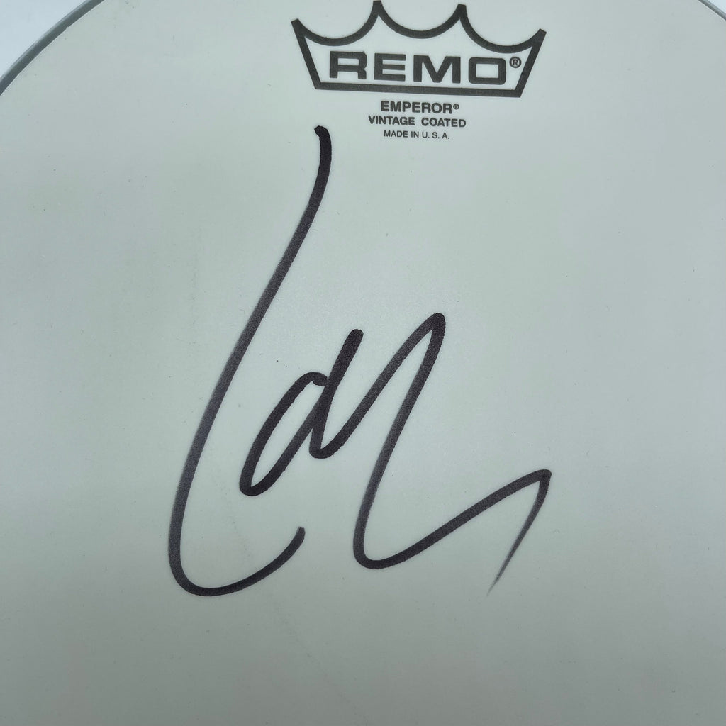Lars Ulrich Signed Drumhead PSA Autographed Metallica