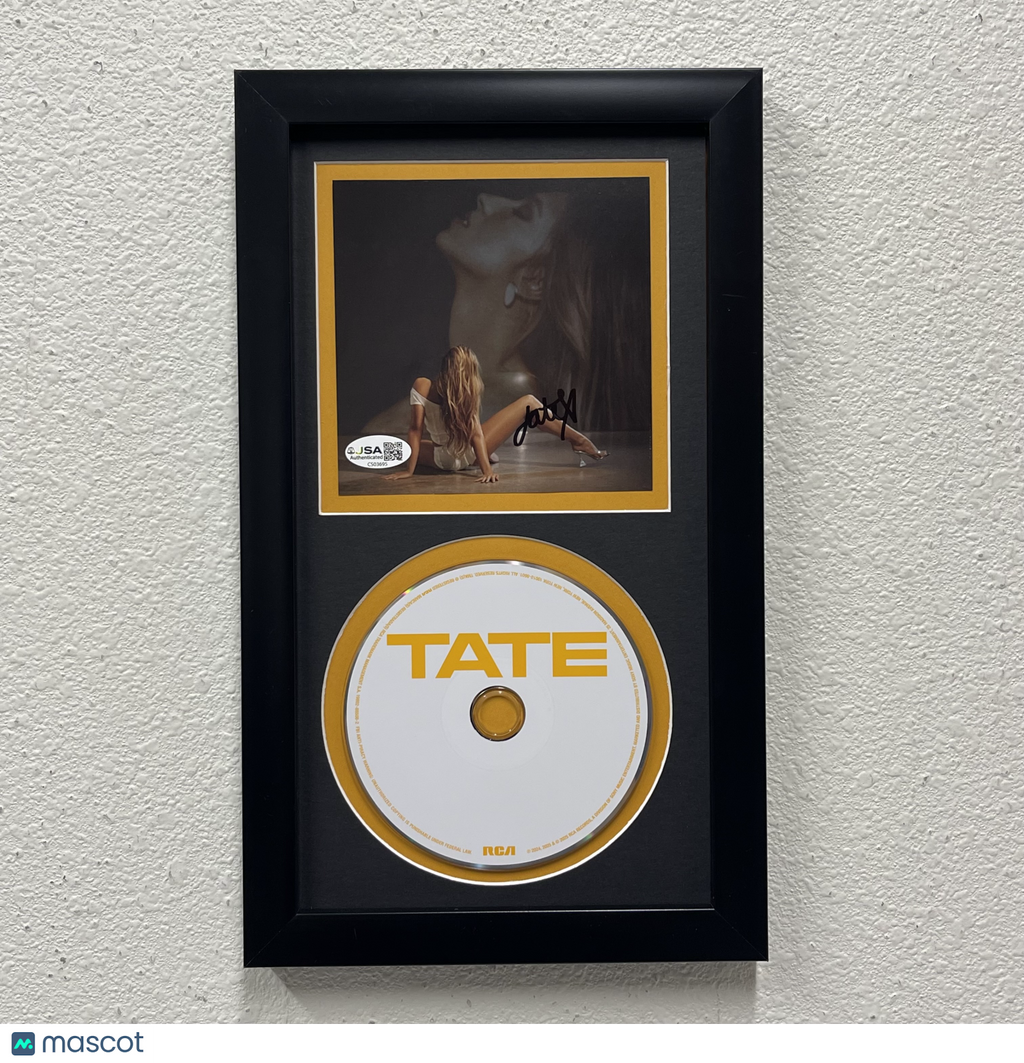 Tate McRae Signed Think Later Framed CD JSA Autographed
