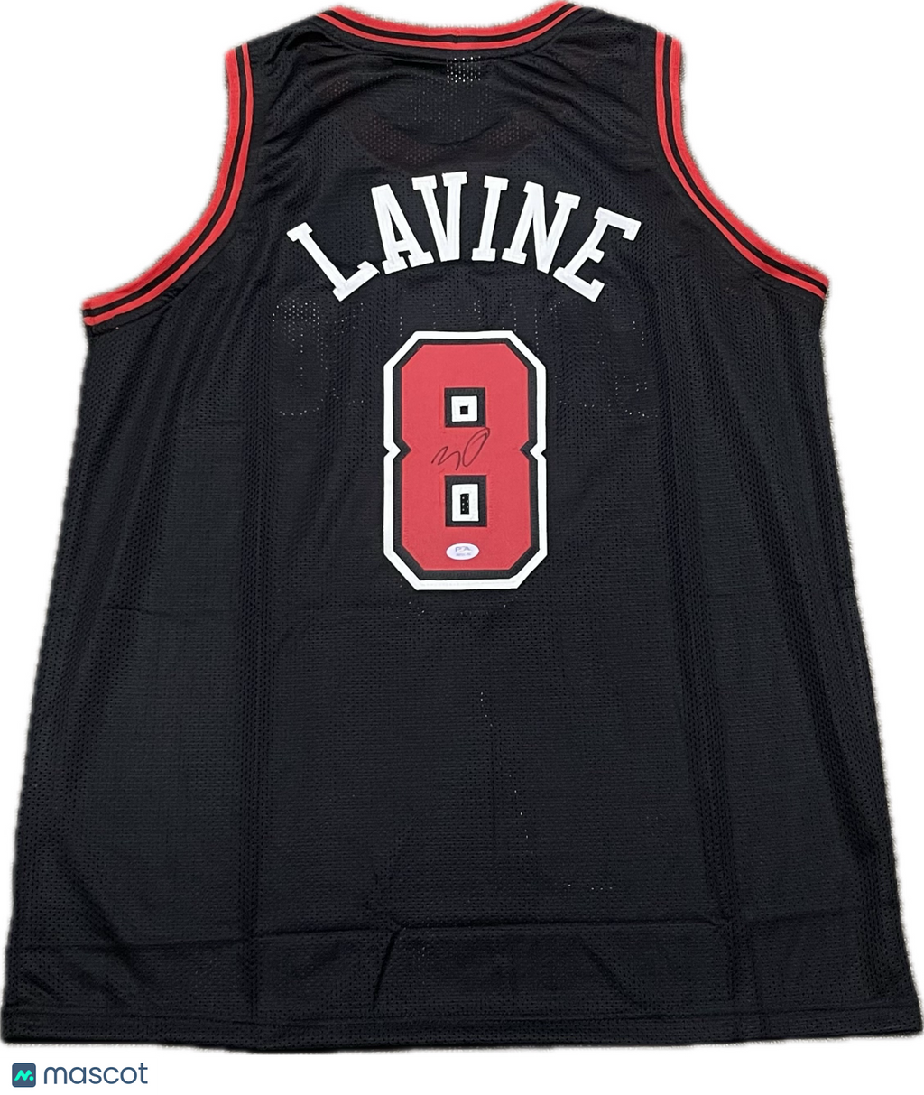 Zach Lavine Signed Jersey PSA Chicago Bulls Autographed