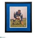Gino Marchetti Signed Baltimore Colts Football 11x14 Custom Framed Photo PSA