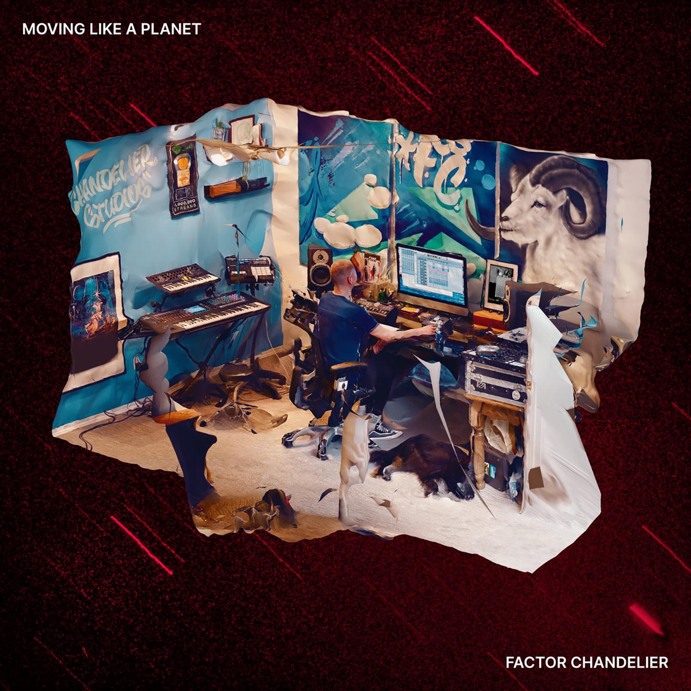 Factor Chandelier - Moving Like A Planet (Dark Red Vinyl) [Vinyl] Vinyl Record