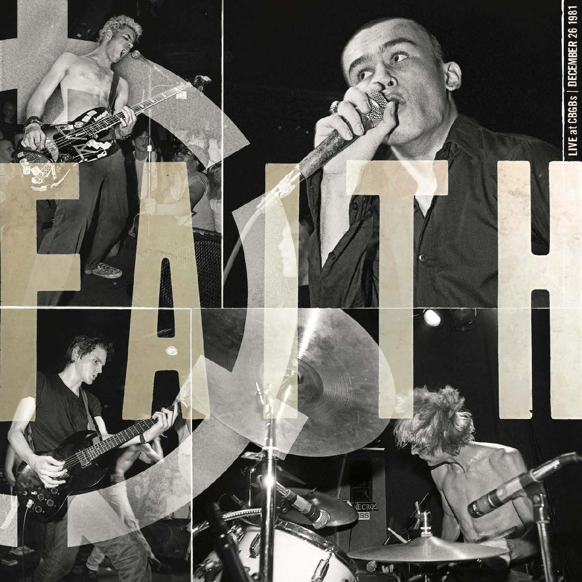 Faith - Live at CBGB's (BLUE VINYL) Vinyl Record