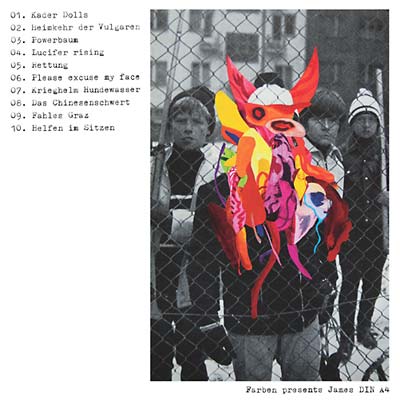 Farben Presents James DIN A4 Music CD