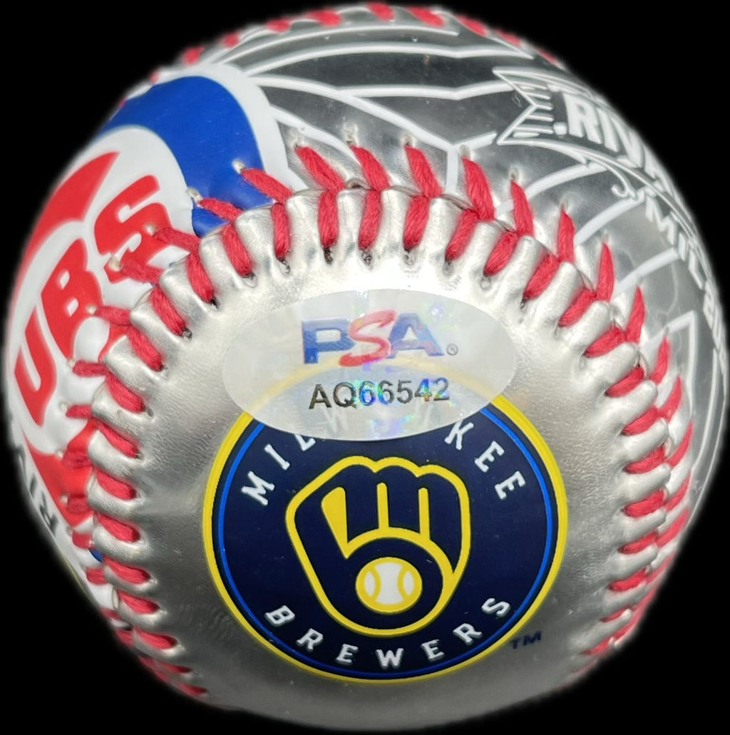 Ryan Dempster Signed MLB Baseball PSA Chicago Cubs & Milwaukee Brewers
