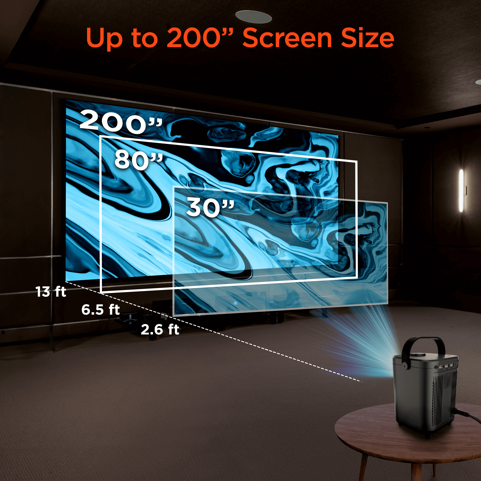 HyperGear CineMini Portable Mini Projector