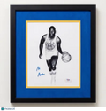 Al Attles Golden State Warriors Signed Basketball 8x10 Custom Framed Photo PSA