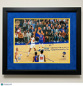 Stephen Curry Golden State Warriors Signed 11x14 Custom Framed Photo PSA