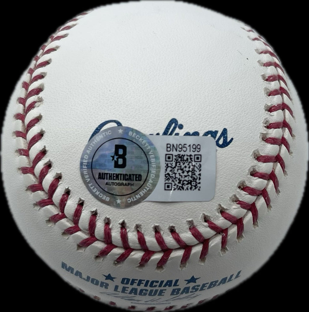 Jared Wright Signed MLB Baseball BAS Autographed