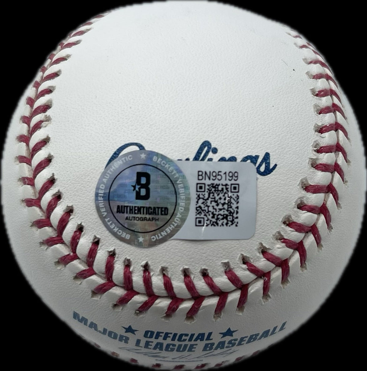 Jared Wright Signed MLB Baseball BAS Autographed