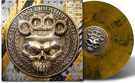 [PRE-ORDER] Five Finger Death Punch - Legacy [Explicit Content] (Indie Exclusive, Limited Edition, 140 Gram "Amber Wave" Colored Vinyl) [Vinyl] Vinyl Record