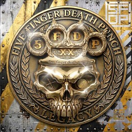 [PRE-ORDER] Five Finger Death Punch - Legacy [Explicit Content] (Indie Exclusive, Limited Edition, 140 Gram "Amber Wave" Colored Vinyl) Vinyl Record