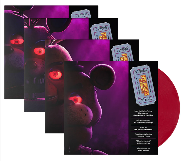 Five Nights at Freddy’s Vinyl Soundtrack (Red) Vinyl Record