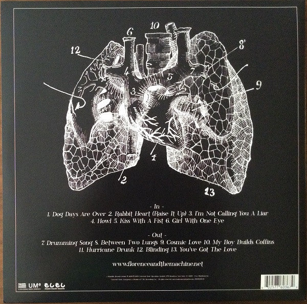 Florence And The Machine - Lungs (BURGUNDY VINYL) | Mint (M) Mint (M)