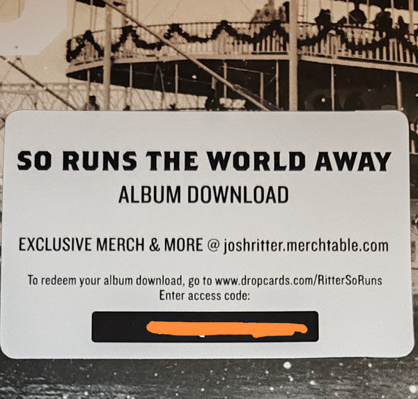 Josh Ritter - (PRESALE 12/15/23) So Runs the World Away (DDL METALLIC SILVER VINYL) | Mint (M) Mint (M)