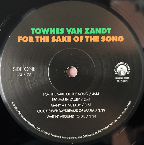 For The Sake Of The Song (VMP VINYL) | Mint (M) Mint (M)